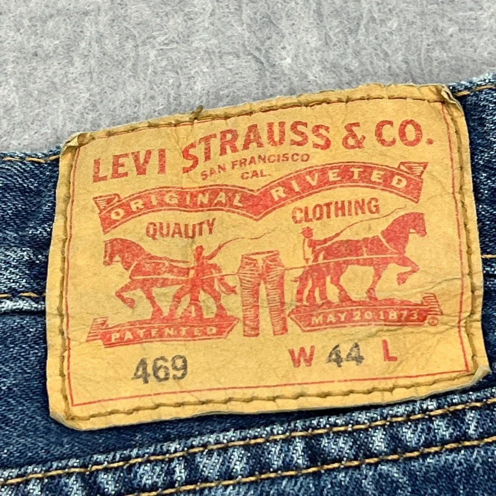 Levis 469 Shorts Mens‎ 44 Blue Denim Jorts 12